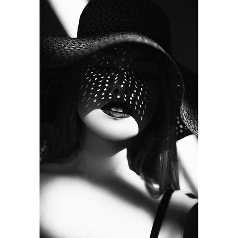 White Dots White Modern Wood Framed Art Print by Bolgov, Ruslan