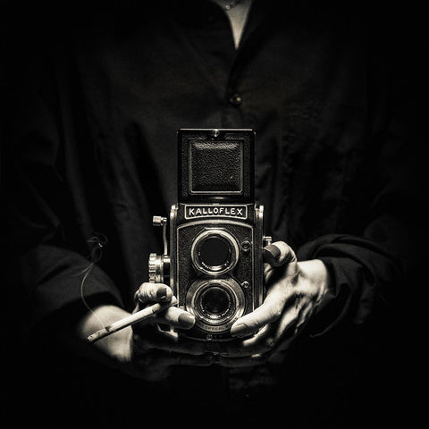 Kalloflex Black Ornate Wood Framed Art Print with Double Matting by Damsten, Petri