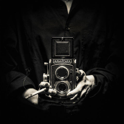 Kalloflex Black Modern Wood Framed Art Print by Damsten, Petri