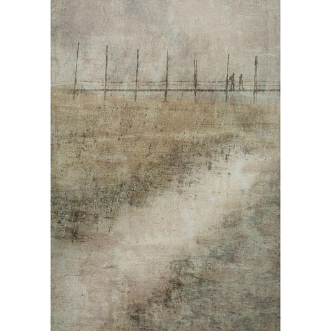 On The Way... White Modern Wood Framed Art Print by Talen, Nel