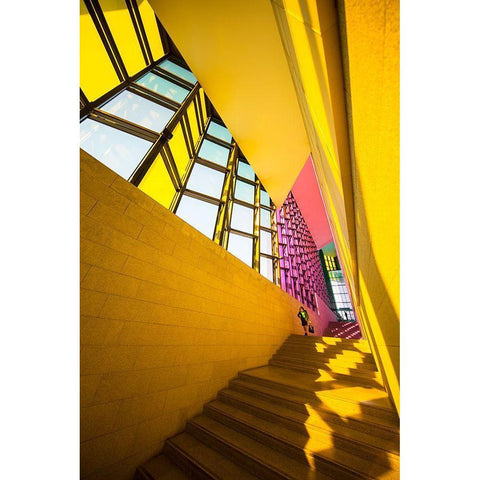 Light Black Modern Wood Framed Art Print by P Neto, Filipe