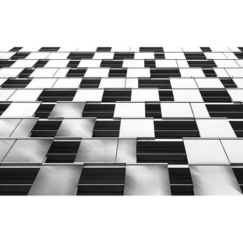 Scattered Surface Gold Ornate Wood Framed Art Print with Double Matting by Van Son, Greetje