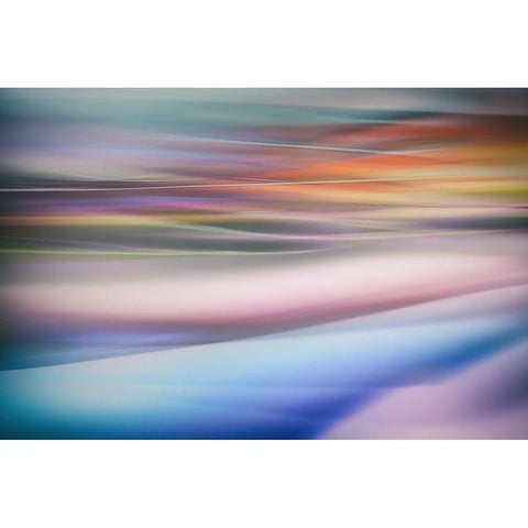 Untitled Black Modern Wood Framed Art Print with Double Matting by Or, Keren