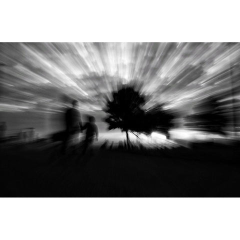 Untitled Black Modern Wood Framed Art Print by Ayer, Ali
