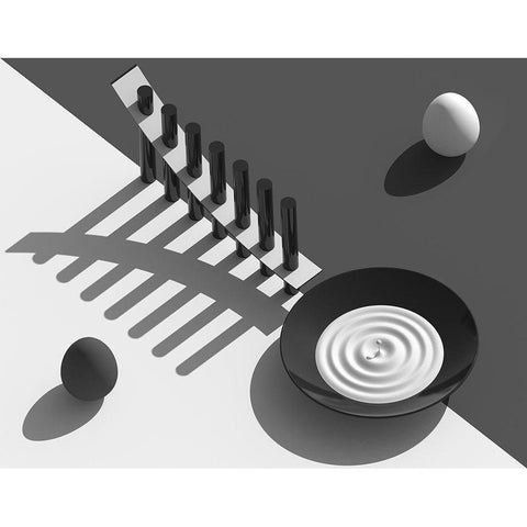 Combination Gold Ornate Wood Framed Art Print with Double Matting by Bunjamin, Antonyus