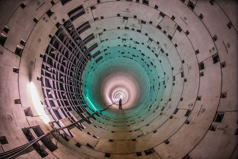 Untitled White Modern Wood Framed Art Print with Double Matting by Tetsurou, Kobayashi