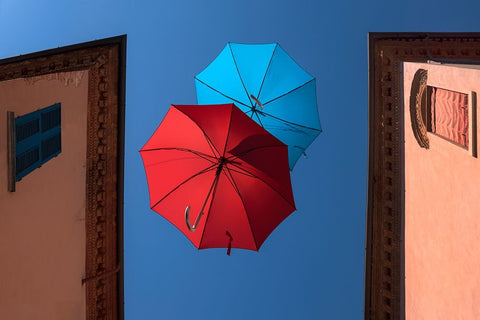 2 X 2 White Modern Wood Framed Art Print with Double Matting by Kravanja, Jure