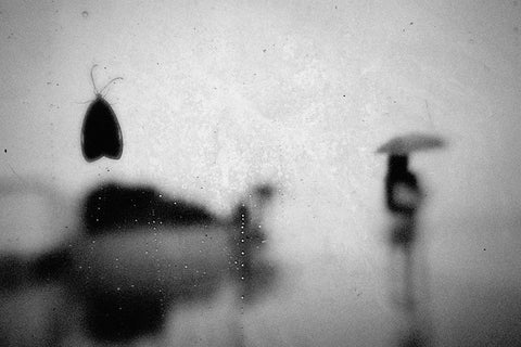 Untitled Black Ornate Wood Framed Art Print with Double Matting by Tsuchida, Teruhiko