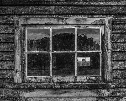 Viewpoint White Modern Wood Framed Art Print with Double Matting by Agazzi, Andreas