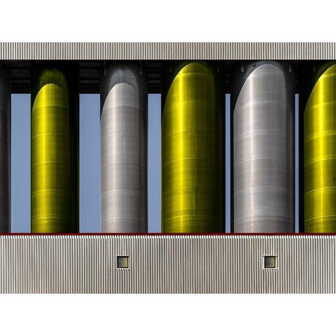 Untitled White Modern Wood Framed Art Print by Verschelden, Harry