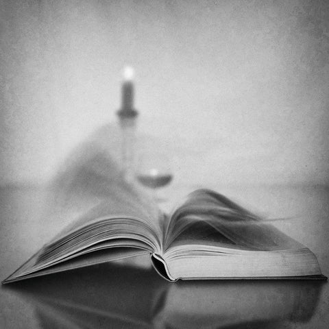 You May Skip This Chapter Black Ornate Wood Framed Art Print with Double Matting by Schleicher-Schwarz, Roswitha