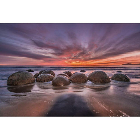 The Barrier Black Modern Wood Framed Art Print by Agazzi, Andreas