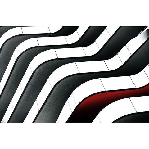 6 Floors Gold Ornate Wood Framed Art Print with Double Matting by Hawerkamp, Hans-Wolfgang