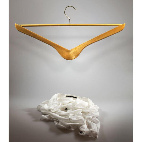 Useless Series - The Cloth Hanger White Modern Wood Framed Art Print by De Kogel, Wieteke