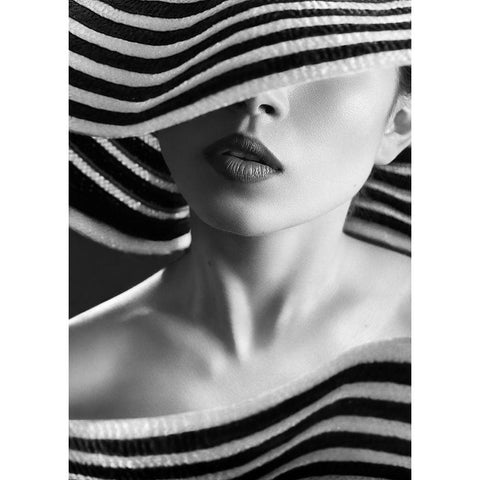 ***** White Modern Wood Framed Art Print by Belokonov, Boris