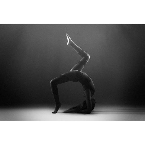 Iranian Black Modern Wood Framed Art Print with Double Matting by Hamidnezhad, Amin