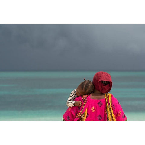 The Quiet Before The Storm Black Modern Wood Framed Art Print with Double Matting by Pozzi, Marco