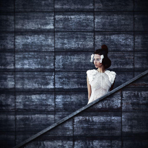 Life Isnt Perfect But Your Outfit Can Be Black Modern Wood Framed Art Print with Double Matting by Bolgov, Ruslan