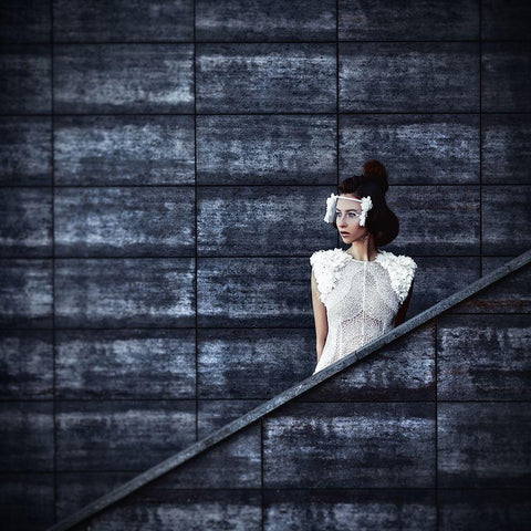 Life Isnt Perfect But Your Outfit Can Be White Modern Wood Framed Art Print with Double Matting by Bolgov, Ruslan