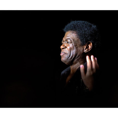 In Memory Of Charles Bradley Black Modern Wood Framed Art Print with Double Matting by Domont, Jois
