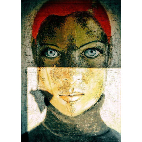 Untitled White Modern Wood Framed Art Print by Dirven, Ton