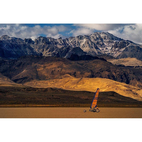 Wind Runner White Modern Wood Framed Art Print by Jacobs, Lydia