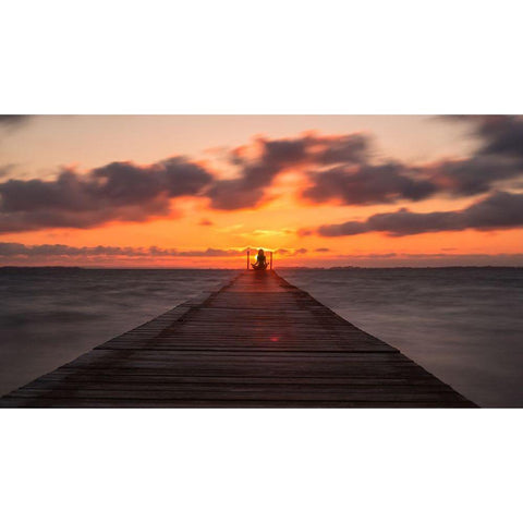 Keep Your Body In Balance. Gold Ornate Wood Framed Art Print with Double Matting by Londal, Leif