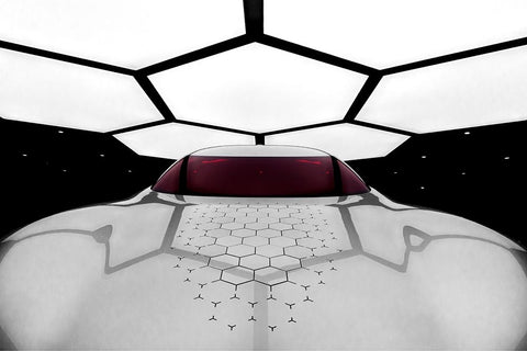 Trezor Black Ornate Wood Framed Art Print with Double Matting by Barrington, Fred