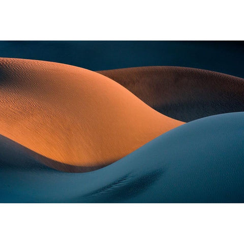 The Curves Black Modern Wood Framed Art Print with Double Matting by Asghar Alimoradi, Ali