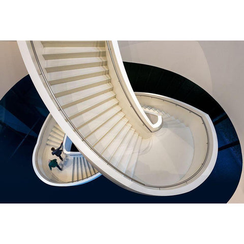 The Long And Winding Road Gold Ornate Wood Framed Art Print with Double Matting by Hageman, Michiel