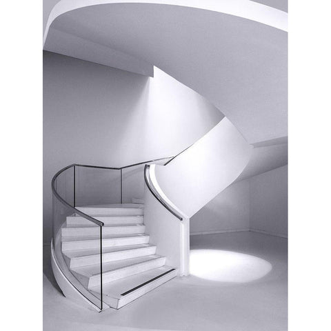 The Spot White Modern Wood Framed Art Print by Luycx, Theo