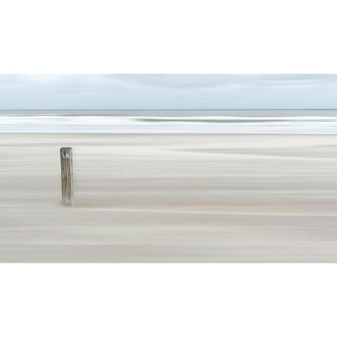 Steadvast Black Modern Wood Framed Art Print with Double Matting by Van Son, Greetje