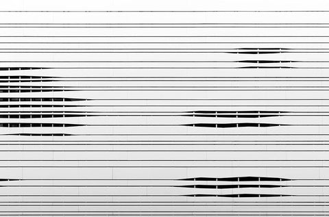 Hidden Galleries White Modern Wood Framed Art Print with Double Matting by Van Son, Greetje