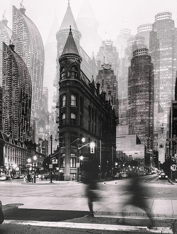 The Walk Black Ornate Wood Framed Art Print with Double Matting by Chiriaco, Carmine