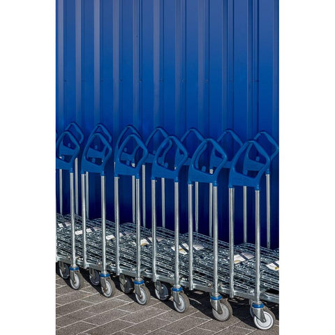 Luggage Cars Black Modern Wood Framed Art Print with Double Matting by Luycx, Theo