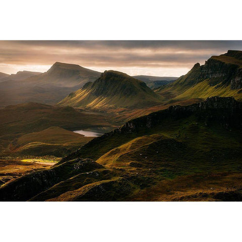 Light And Shadows Black Modern Wood Framed Art Print by Popan, Adrian