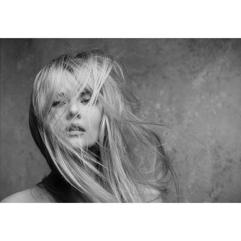 Windswept Series White Modern Wood Framed Art Print by Ashton-Jones, Howard