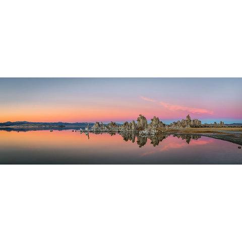 Mono Lake Sunset Black Modern Wood Framed Art Print with Double Matting by C. Sink, Jeffrey