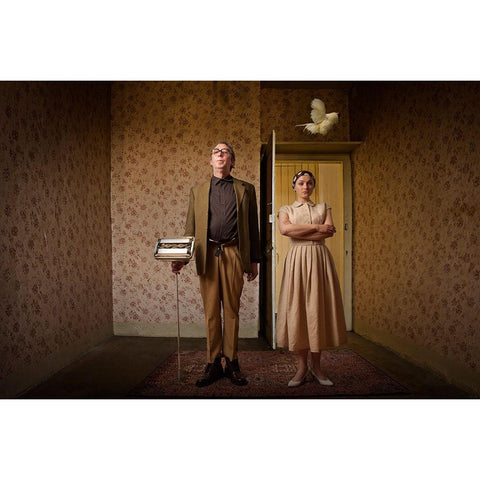 Home, Sweet Home II White Modern Wood Framed Art Print by von Diepenbroek, Christine