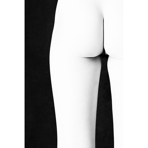 The Shape Of Reality White Modern Wood Framed Art Print by McCracken, David