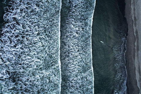 Challenger Black Ornate Wood Framed Art Print with Double Matting by Sakai, Takane