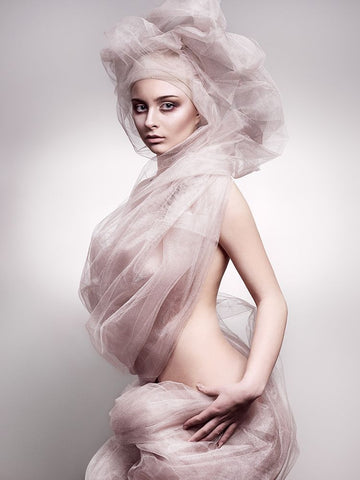 Doll Black Ornate Wood Framed Art Print with Double Matting by Balistreri, Michele