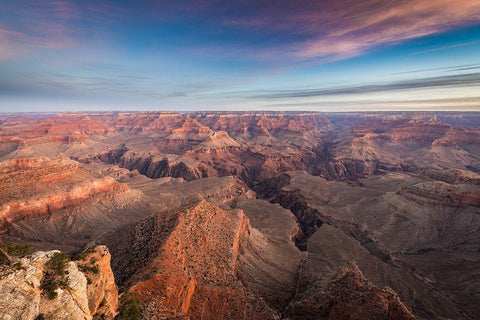 South Rim Sunrise Black Ornate Wood Framed Art Print with Double Matting by C. Sink, Jeffrey