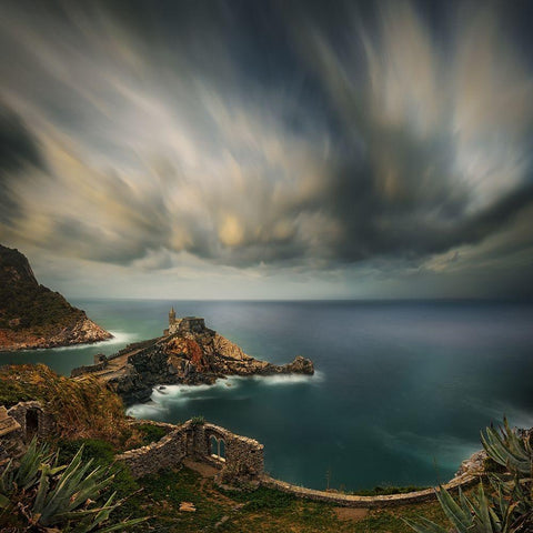 Fortress... Black Modern Wood Framed Art Print by Browko, Krzysztof