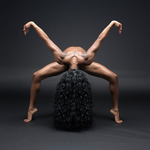 X Factor White Modern Wood Framed Art Print by Wilkinson, Hugh