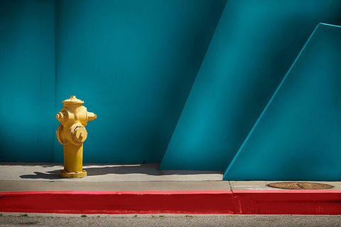 Urban Details White Modern Wood Framed Art Print with Double Matting by Labagnara, Roxana