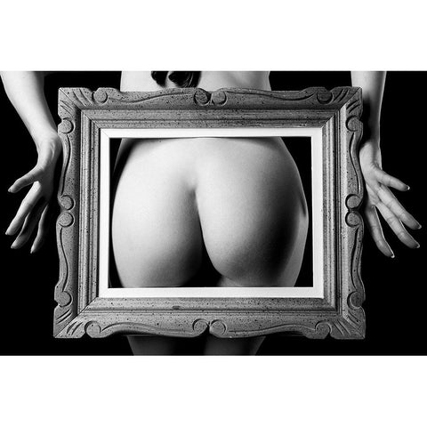 Picture Perfect Black Modern Wood Framed Art Print with Double Matting by McCracken, David