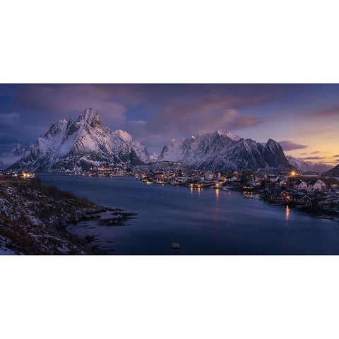 Reine Black Modern Wood Framed Art Print with Double Matting by Figueras Barranco, Antoni