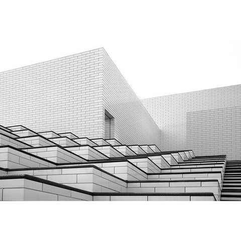 Lego House Black Modern Wood Framed Art Print by Schuster, Inge