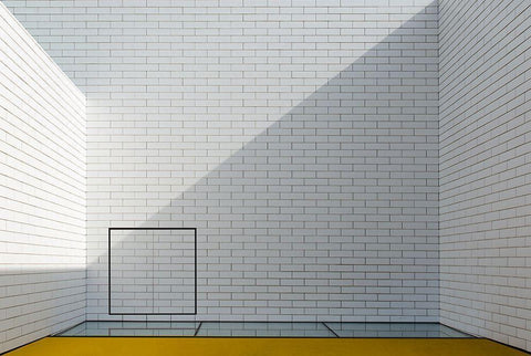 Detail Lego House Black Ornate Wood Framed Art Print with Double Matting by Schuster, Inge